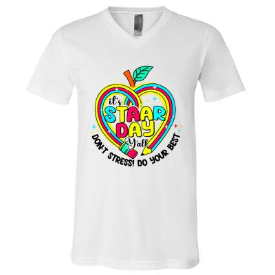 ItS Star Day DonT Stress Do Your Best V-Neck T-Shirt