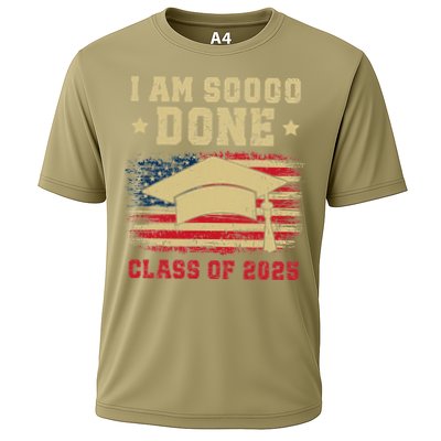 Im So Done Class Of 2025 Graduation 2025 US Flag Gift Performance Shirt