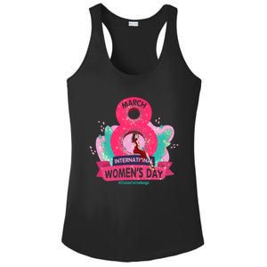 International S Day 8 March 2024 #Choosetochallenge Gift Ladies PosiCharge Competitor Racerback Tank