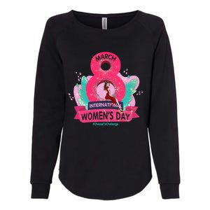 International S Day 8 March 2024 #Choosetochallenge Gift Womens California Wash Sweatshirt