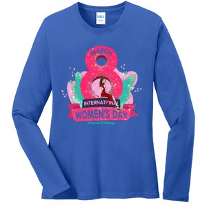 International S Day 8 March 2024 #Choosetochallenge Gift Ladies Long Sleeve Shirt