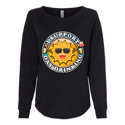 I Support Day Ing Day In' Gift Womens California Wash Sweatshirt