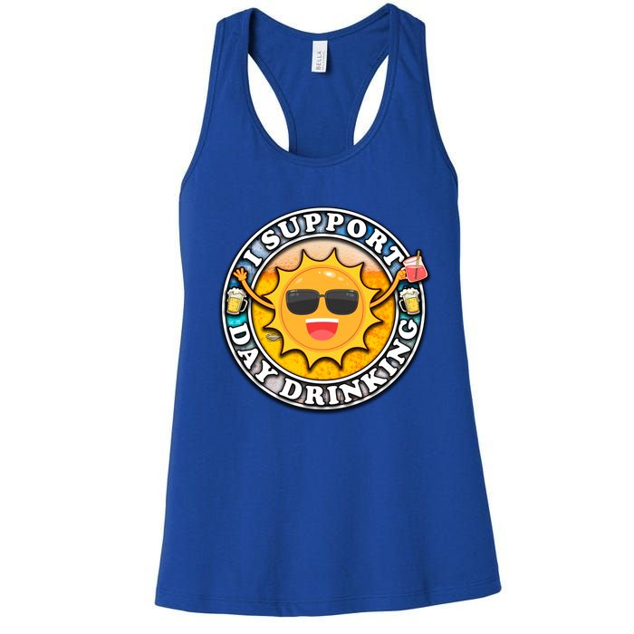 I Support Day Ing Day In' Gift Women's Racerback Tank