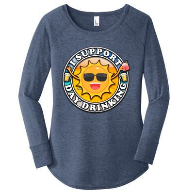 I Support Day Ing Day In' Gift Women's Perfect Tri Tunic Long Sleeve Shirt