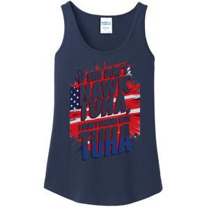 If She DonT Hawk Tuah I DonT Wanna Talk Tuha 4th July Meme Ladies Essential Tank