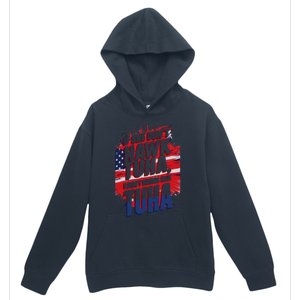 If She DonT Hawk Tuah I DonT Wanna Talk Tuha 4th July Meme Urban Pullover Hoodie