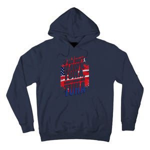 If She DonT Hawk Tuah I DonT Wanna Talk Tuha 4th July Meme Tall Hoodie