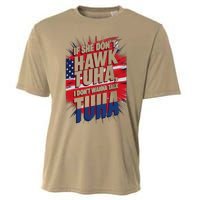 If She DonT Hawk Tuah I DonT Wanna Talk Tuha 4th July Meme Cooling Performance Crew T-Shirt