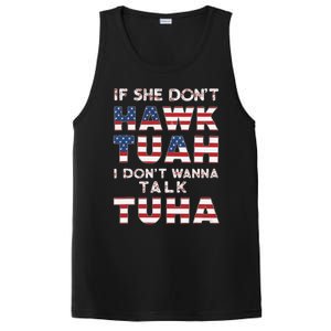 If She DonT Hawk Tuah I DonT Wanna Talk Tuha 4th July Meme PosiCharge Competitor Tank