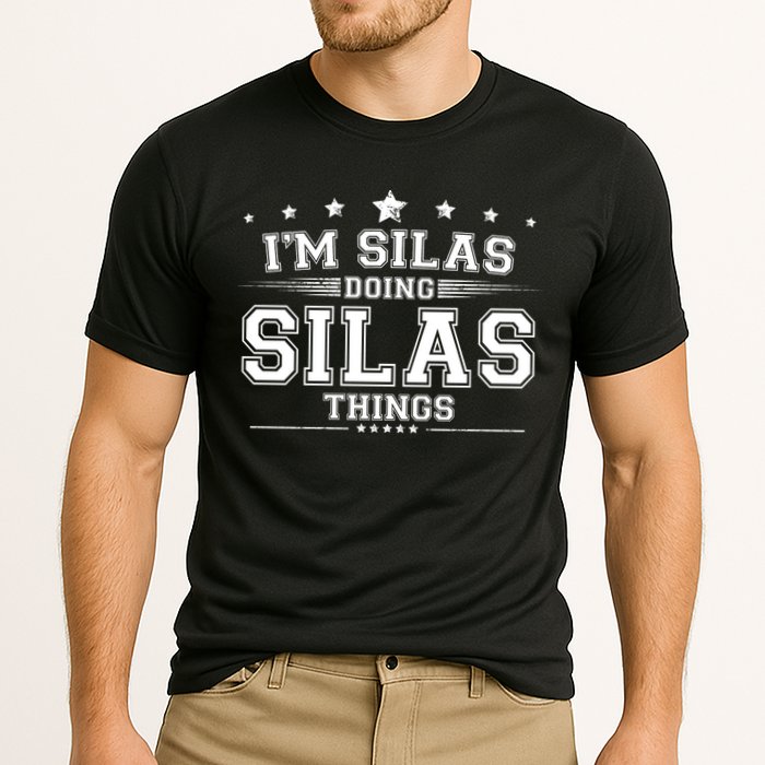 Im Silas Doing Silas Things Cooling Performance Crew T-Shirt