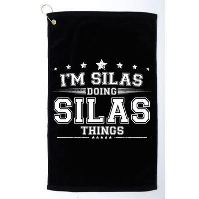 Im Silas Doing Silas Things Golf Towel