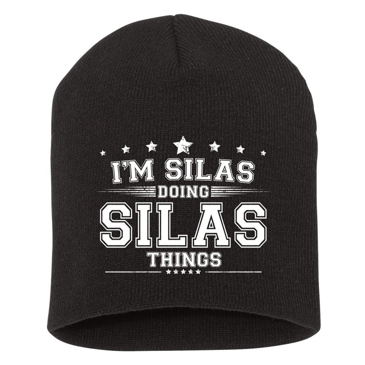Im Silas Doing Silas Things Short Acrylic Beanie