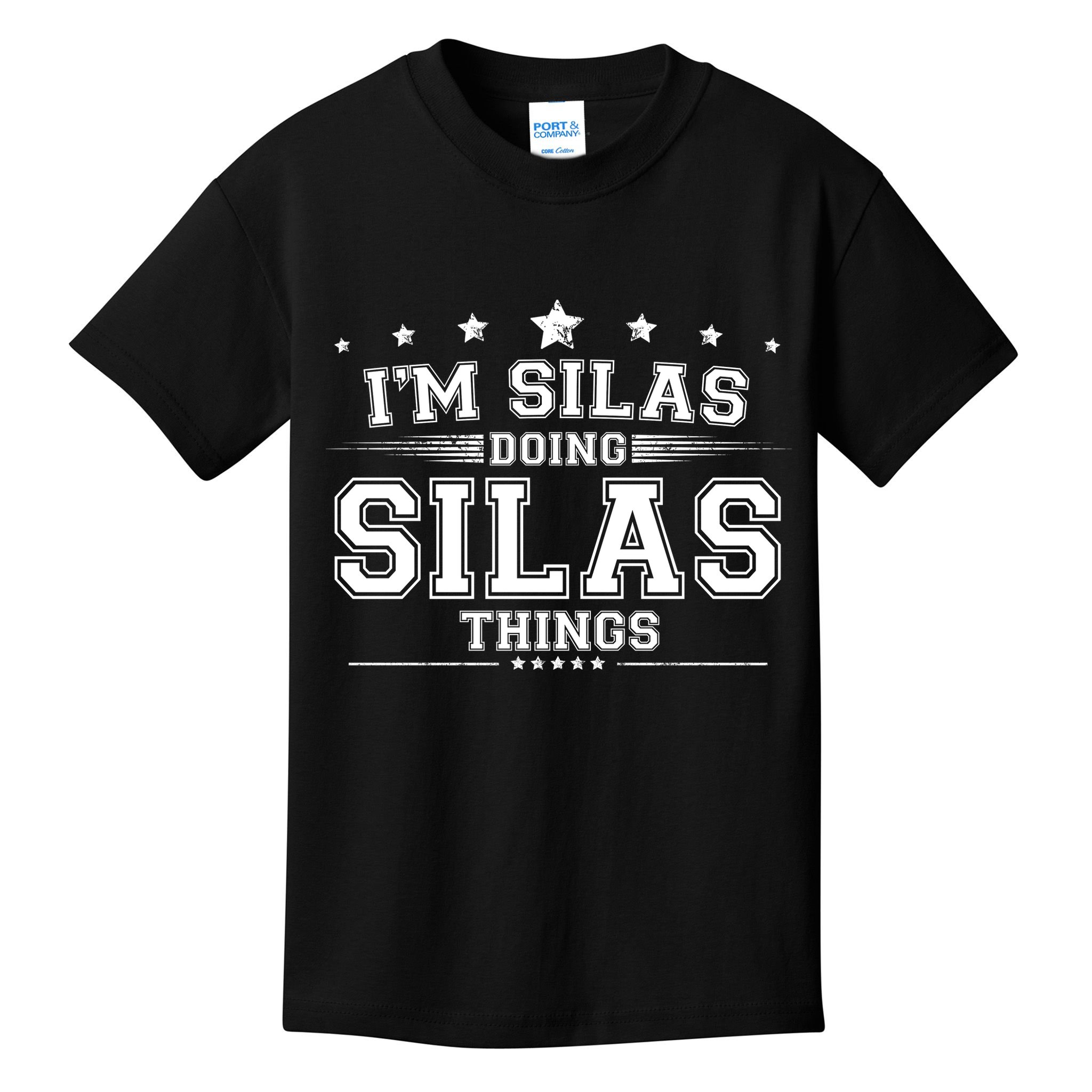 Im Silas Doing Silas Things Kids T-Shirt