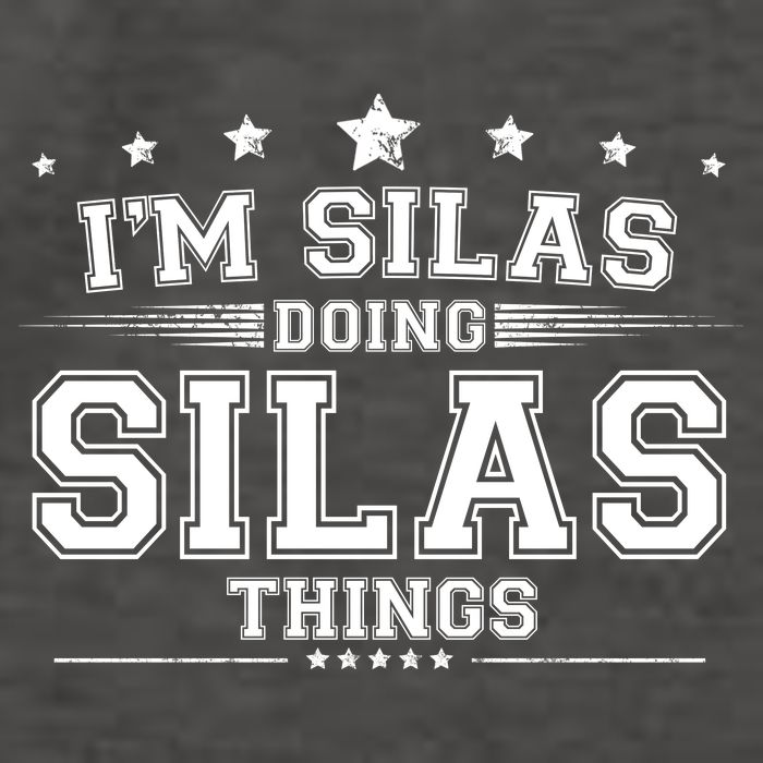 Im Silas Doing Silas Things Vector Backpack