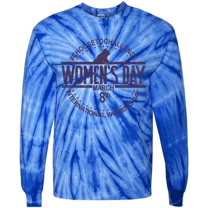 International S Day March 8 Feminist S Day Gift Tie-Dye Long Sleeve Shirt