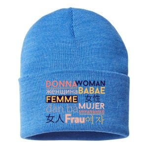 International 'S Day Gift Proud Ladies Great Gift Sustainable Knit Beanie