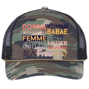 International 'S Day Gift Proud Ladies Great Gift Retro Rope Trucker Hat Cap