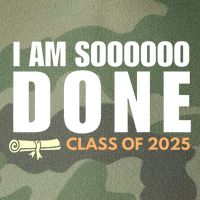 I'm So Done Class of 2025 Senior Graduation Grad Party  Legacy Tie Dye Trucker Hat