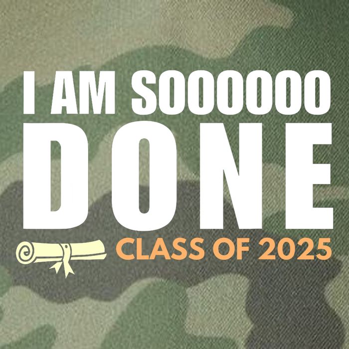 I'm So Done Class of 2025 Senior Graduation Grad Party  Legacy Tie Dye Trucker Hat