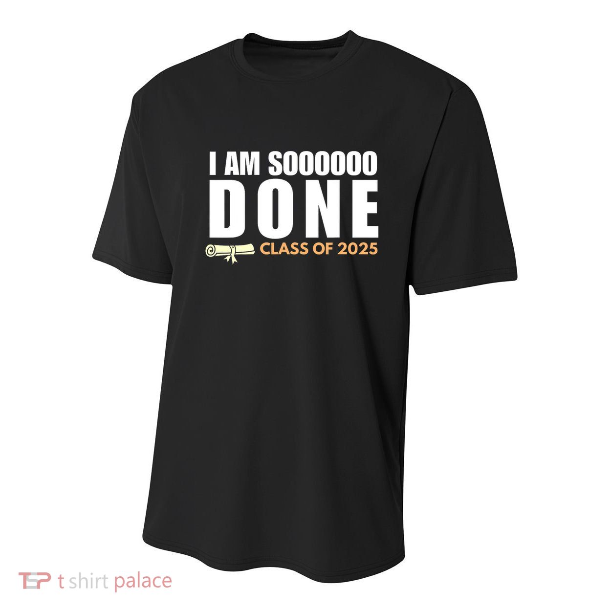 I'm So Done Class of 2025 Senior Graduation Grad Party  Youth Performance Sprint T-Shirt