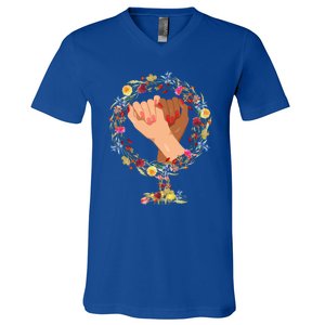 International S Day March 8 Feminist S Rights Gift V-Neck T-Shirt