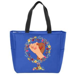 International S Day March 8 Feminist S Rights Gift Zip Tote Bag