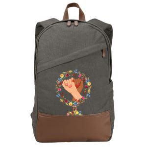 International S Day March 8 Feminist S Rights Gift Cotton Canvas Backpack