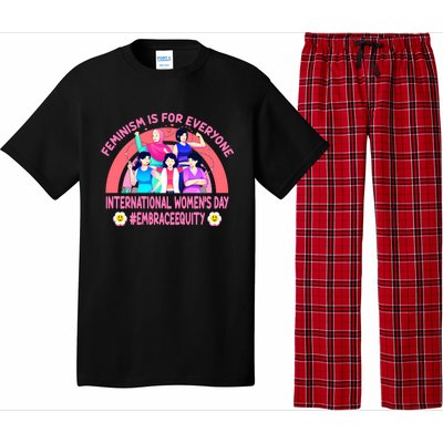 International 'S Day Embrace Equity Feminism Gift Pajama Set