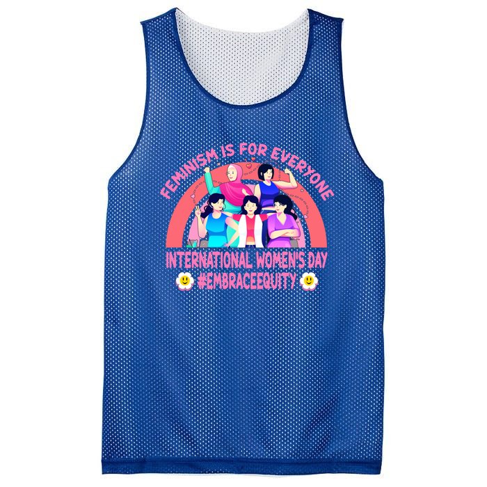 International 'S Day Embrace Equity Feminism Gift Mesh Reversible Basketball Jersey Tank