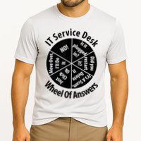 IT Service Desk Wheel Of Answer Information Technology Performance Shirt
