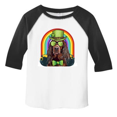 Irish Setter Dog Leprechaun Funny St Patricks Day Gift Toddler Fine Jersey T-Shirt