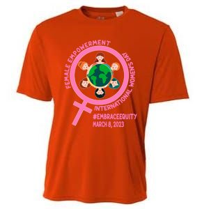 International 'S Day: Empowert Embrace Equity Great Gift Cooling Performance Crew T-Shirt