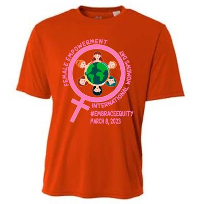 International 'S Day: Empowert Embrace Equity Great Gift Cooling Performance Crew T-Shirt