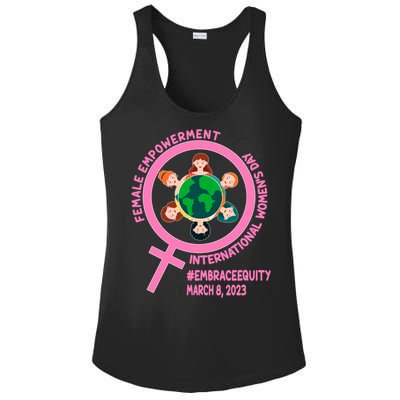 International 'S Day: Empowert Embrace Equity Great Gift Ladies PosiCharge Competitor Racerback Tank