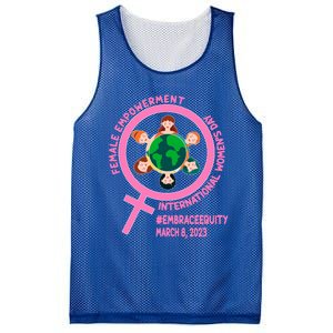 International 'S Day: Empowert Embrace Equity Great Gift Mesh Reversible Basketball Jersey Tank