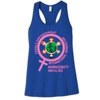 International 'S Day: Empowert Embrace Equity Great Gift Women's Racerback Tank