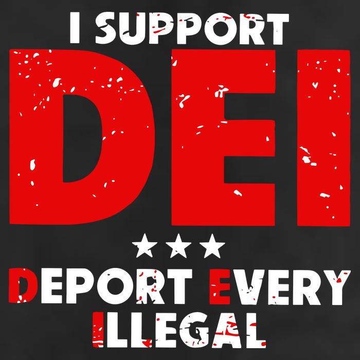 I Support Dei Deport Every Illegal Garment-Dyed Fleece Hoodie