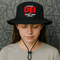 I Support Dei Deport Every Illegal Bucket Hat