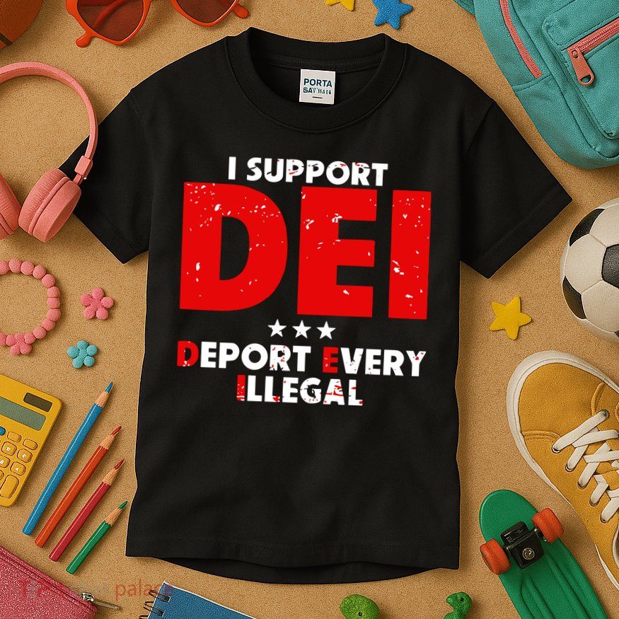 I Support Dei Deport Every Illegal Kids T-Shirt