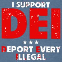 I Support Dei Deport Every Illegal Garment-Dyed Sweatshirt