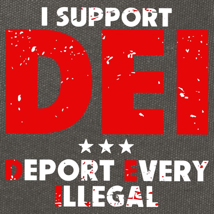 I Support Dei Deport Every Illegal Cotton Canvas Backpack