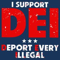 I Support Dei Deport Every Illegal Infant Baby Jersey Bodysuit