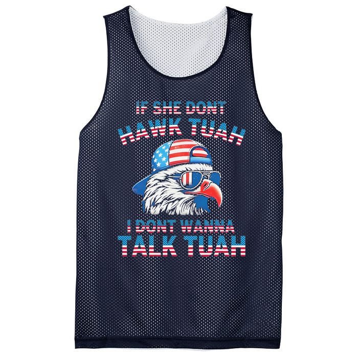 If She DonT Hawk Tuah I DonT Wanna Tawk Tuha Mesh Reversible Basketball Jersey Tank