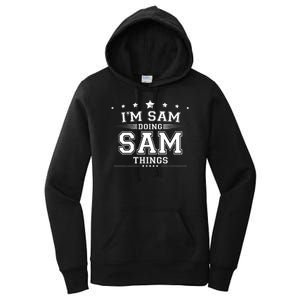 Im Sam Doing Sam Things Women's Pullover Hoodie