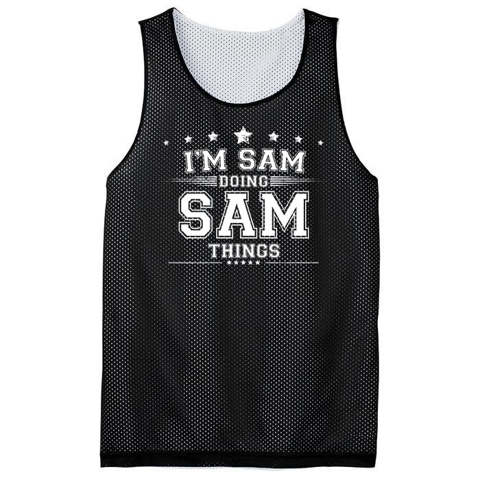 Im Sam Doing Sam Things Mesh Reversible Basketball Jersey Tank