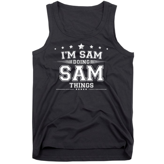 Im Sam Doing Sam Things Tank Top