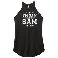 Im Sam Doing Sam Things Women's Perfect Tri Rocker Tank