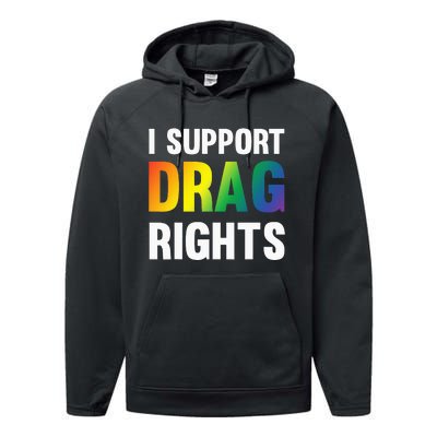 I Support Drag Rights Matter TN Pro LGBTQ Performance Fleece Hoodie