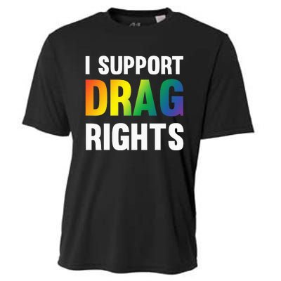 I Support Drag Rights Matter TN Pro LGBTQ Cooling Performance Crew T-Shirt