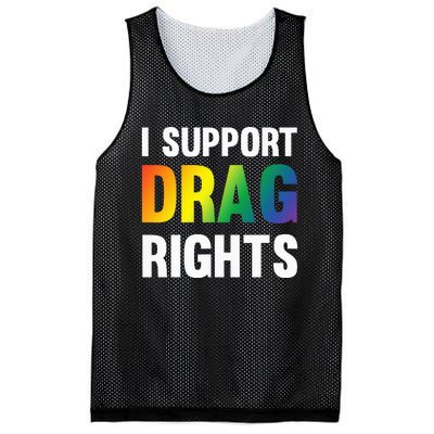 I Support Drag Rights Matter TN Pro LGBTQ Mesh Reversible Basketball Jersey Tank